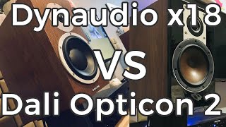 Dynaudio X18 vs Dali Opticon 2 [upl. by Nefen]