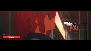 Chuunibyou demo koi ga shitai Ren Shichimiya Satone edit  Sad song amv  Free Preset [upl. by Idnahc314]