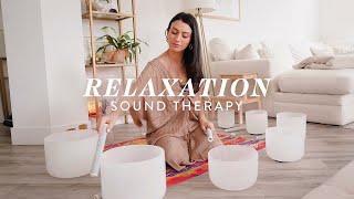 Sound Healing Guided Meditation  Singing Bowls Sound Bath for Relaxation 😌 Leeor Alexandra [upl. by Innis]