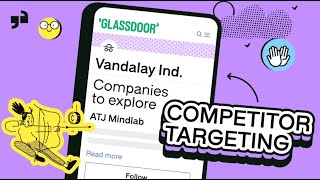 Glassdoor Product Features Competitor Targeting [upl. by Stubbs691]