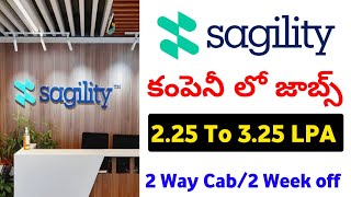 Sagality India Hiring Freshers Latest Jobs In Hyderabad  Jobs In Hyderabad 2024 [upl. by Jerz]