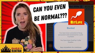 Trying to live a normal life in BitLife [upl. by Yrac]