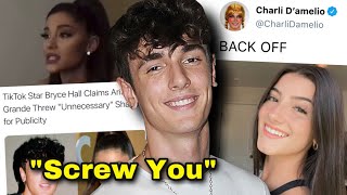 Bryce Hall SHADES Ariana Grande amp GETS CANCELLED Charli D’amelio VS Lookalike Addison BREAKS DOWN [upl. by Teragram]