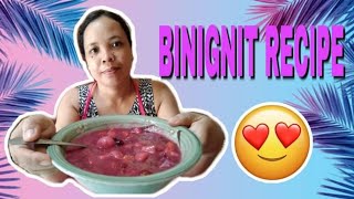 BINIGNIT RECIPE Video 4 binignitrecipe binignitwithbilobilo [upl. by Anaher]