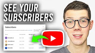 How To See Your Subscribers On YouTube  Full Guide [upl. by Maje882]