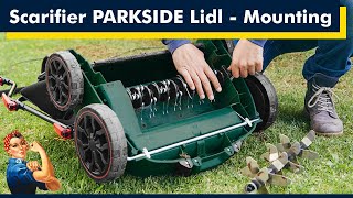 PARKSIDE Electric Scarifier  Aerator from Lidl unboxing and mounting [upl. by Innek]