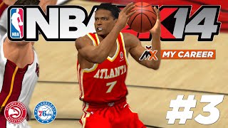 Atlanta Hawks vs Philadelphia 76ers  NBA 2K14 My Career Mode 2024 3 [upl. by Neb973]