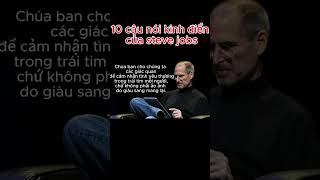 10 câu nói kinh điển của steve jobs shorts [upl. by Etakyram]