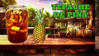 TEPACHE DE PIÑA CASERO TRADICIONAL como hacerlo perfecto receta fácil tepache [upl. by Cati576]