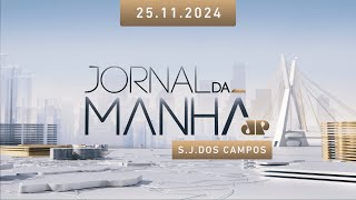 Jornal da Manhã  São José dos Campos  25112024 [upl. by Fita871]