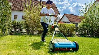 Reel Mower Benefits of the Gardena Comfort 400 C [upl. by Yaras696]