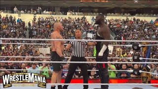 Omos vs Brock Lesnar Full match  WrestleMania 39 [upl. by Nicolette]