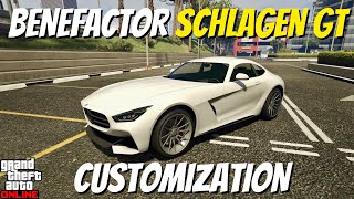 Benefactor Schlagen GT Customization  GTA Online [upl. by Ingram208]