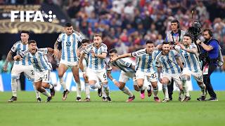 Argentina v France Full Penalty Shootout  2022 FIFAWorldCup Final [upl. by Ahseinek91]