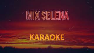 Mix Selena Karaoke PIsta musical Si una vez Amor prohibido Como la flor bidi bidi bam bam [upl. by Matthieu]