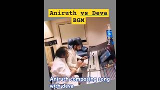 love Aniruth with Deva composing song [upl. by Marion]