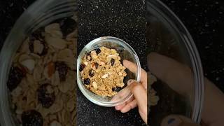 NUTRIFY Honey Roasted Oatsbreakfastrecipe youtubeshorts shortvideo ytshorts [upl. by Siurad]