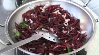 Beetroot poriyal in tamil  பீட்ரூட் பொரியல் செய்முறை  Fried beetroot recipe Tamil [upl. by Annohsat]