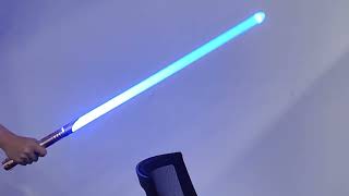 How resilient the blade of the RGB lightsaber is Support for Heavy Dueling  ANASABERlightsaber [upl. by Aralk]