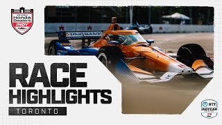 Race Highlights  2024 Ontario Honda Dealers Indy Toronto  INDYCAR SERIES [upl. by Sotnas450]