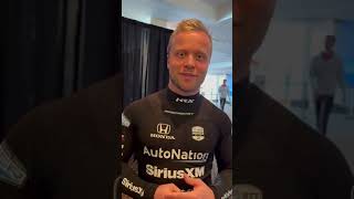 Rosenqvist takes second in Grand Prix of St Pete Race [upl. by Lajib487]