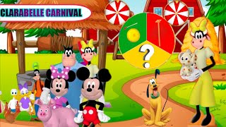 Mickey Mouse Clubhouse  Clarabelle’s Clubhouse Carnival oh toodles Compilation [upl. by Ahsinnod484]