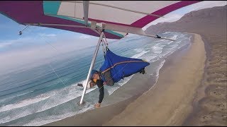 Tandem at Famara with Hang Gliding Lanzarote [upl. by Natehc]