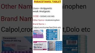 Paracetamol tablet uses in hindi [upl. by Los572]