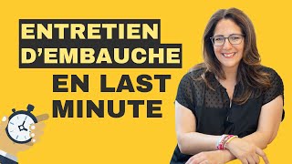 Comment préparer un entretien dembauche en urgence  plan d’action simple et rapide [upl. by Keir]