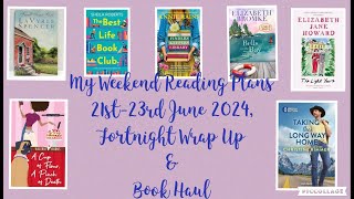 My Weekend Reading Plans 21st  23rd June 2024 [upl. by Leanatan]