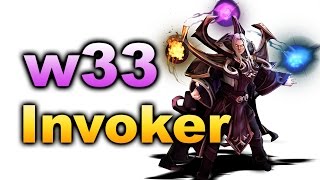 DC vs Fnatic  w33 Legendary Invoker  TI6 Dota 2 [upl. by Handler696]