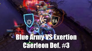 Albion Online GvG Blue Army vs Exertion Caerleon Def [upl. by Genie]