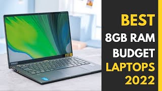 Best Budget 8GB RAM Laptops to buy in 2022 [upl. by Sirhc266]