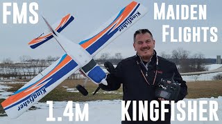 FMS  Kingfisher  14m  Maiden Flights [upl. by Ekul]