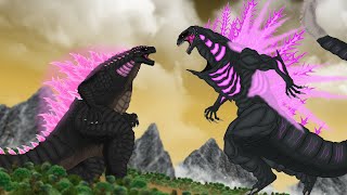 Epic Evolution Battle 2024 Godzilla Meets Shin Final Form [upl. by Nikal579]