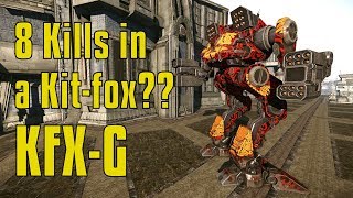 Kitfox KFXG Gives Free Hugs  8 Kill Match  MechWarrior Online [upl. by Rorrys]