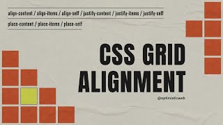 Stop struggling with CSS GRID ALIGNMENTS [upl. by Gardener]