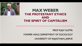 Max Weber Protestant Ethics and the Sprit of Capitalism [upl. by Arbba]