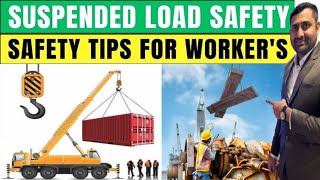 Suspended Load Safety in Hindi  Lifting  interview Questions and Answers SafetyTrainerNebosh [upl. by Ettenyar]