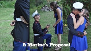 A Marines Proposal [upl. by Hourihan190]