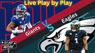 New York Giants vs Philadelphia Eagles Live Play by Play [upl. by Leirbma]