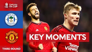 Wigan Athletic v Manchester United  Key Moments  Third Round  Emirates FA Cup 202324 [upl. by Draillih456]