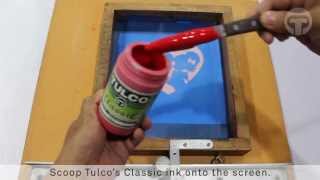 TULCO Classic Textile Ink Basic Screen Printing Tutorial [upl. by Nieberg]