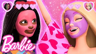 ¡Maratón de Moda de Barbie  ¡SIRENA ARCOÍRIS Y EL EQUIPO ROSA 💖  Barbie Equipo Fashion [upl. by Tekla22]