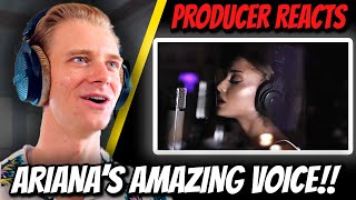 Producer Reacts to Ariana Grande  Positions Studio Footage [upl. by Elga106]