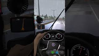 Why Scania is the Best Truck Rainy Weather Test scania rainyday youtubeshorts [upl. by Sallyanne]