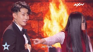 The Sacred Riana Spooked Jay Park  Results Show  Asias Got Talent 2017 [upl. by Inanaup]