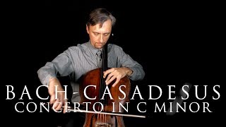 JC Bach  HCasadesus Concerto in C minor for cello MovI  Practice with Cello Teacher [upl. by Jens618]