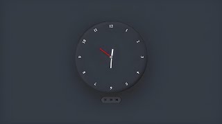 Neumorphic Analog Clock Using HTML CSS and Javascript [upl. by Dimah]