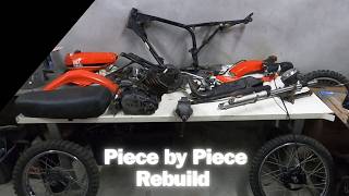 Full Yamaha MX 100 1982 ReBuild A Satisfying Journey [upl. by Rasla]